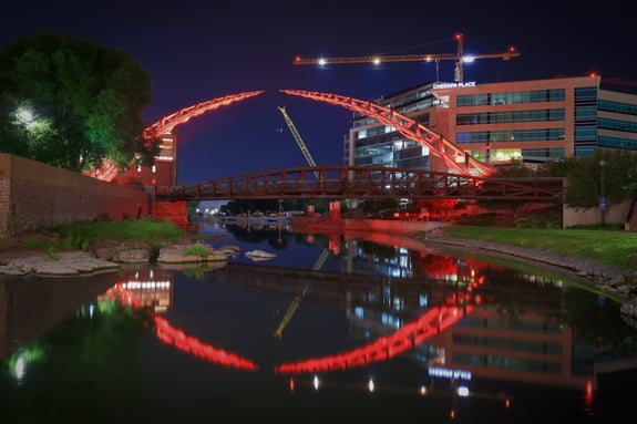 The Sioux Falls Arch of Dreams Downtown